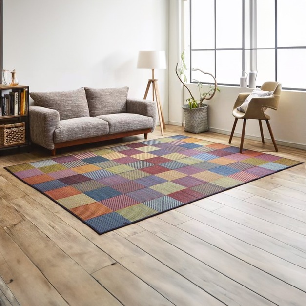 藺草地毯DX ColorBlock 191x191cm