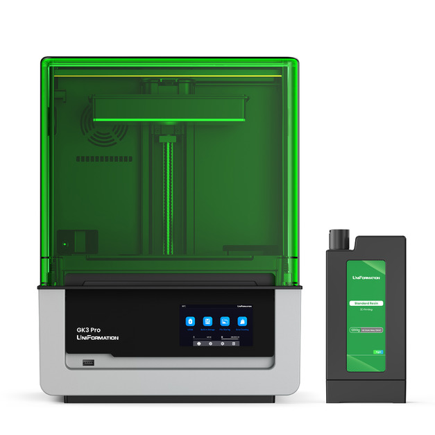 (早鳥預購中)UniFormation GK3 Pro 3D列印機 385光源 16K超高解析度 9.6吋列印面積 自動供料系統 3D Printer