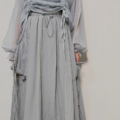 抽繩大口袋傘擺工裝裙（三色）_4