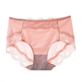 性感無痕抗菌透氣冰絲蕾絲內褲_2