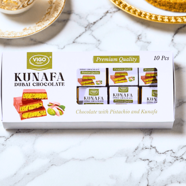 VIGO 杜拜巧克力10顆裝禮盒X6盒 (冷藏運送)