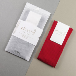 男女休閒襪 - 鍺紅