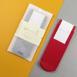 女輕薄短襪 - 鍺紅