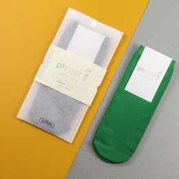 男輕薄短襪 - 鋇綠