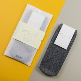 焓溫輕暖男短襪 - 墨黑