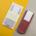 焓溫輕暖女短襪 - 碘紅