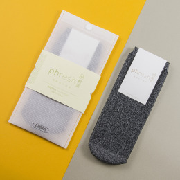 焓溫輕暖女短襪 - 墨黑