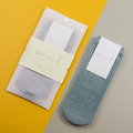 焓溫輕暖女短襪 - 鈾灰
