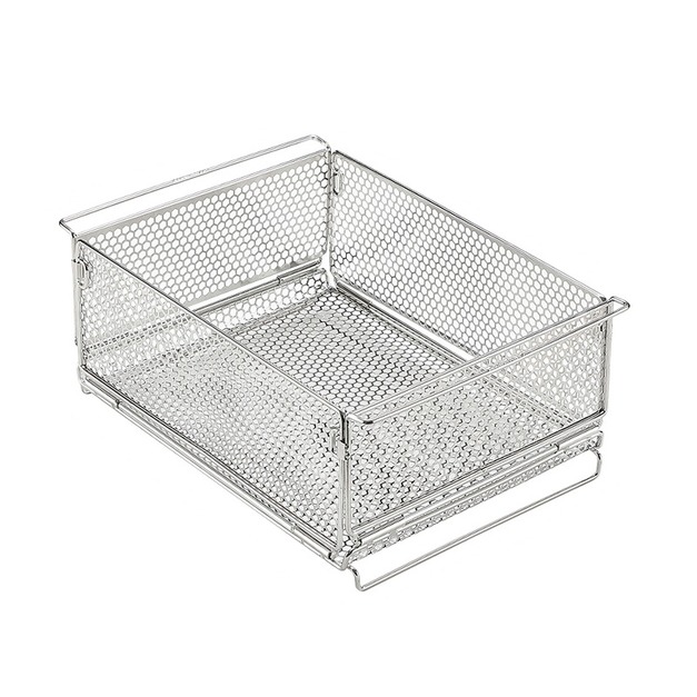 不銹鋼六角紋平面網收納籃 -【CK-24SF】