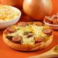 一口馬可貝果比薩pizza【德式辣腸貝果披薩】一入_1