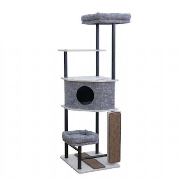 美國Petpals 現代簡約工業風-5層跳台