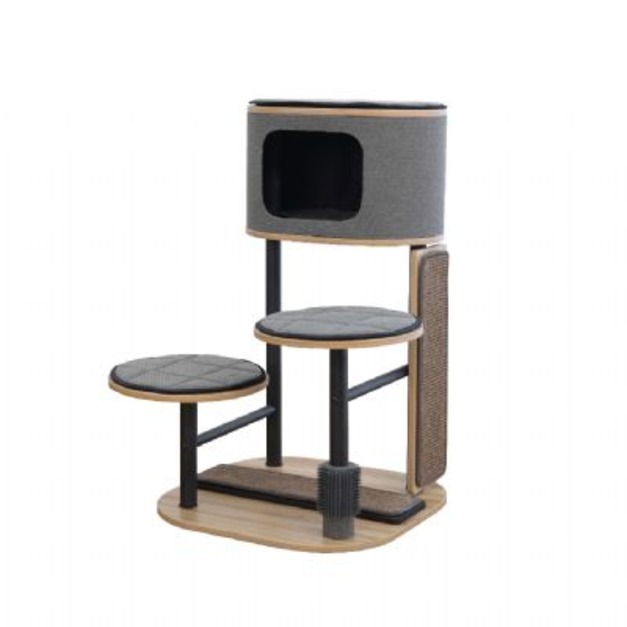 美國Petpals 現代簡約工業風-4層跳台