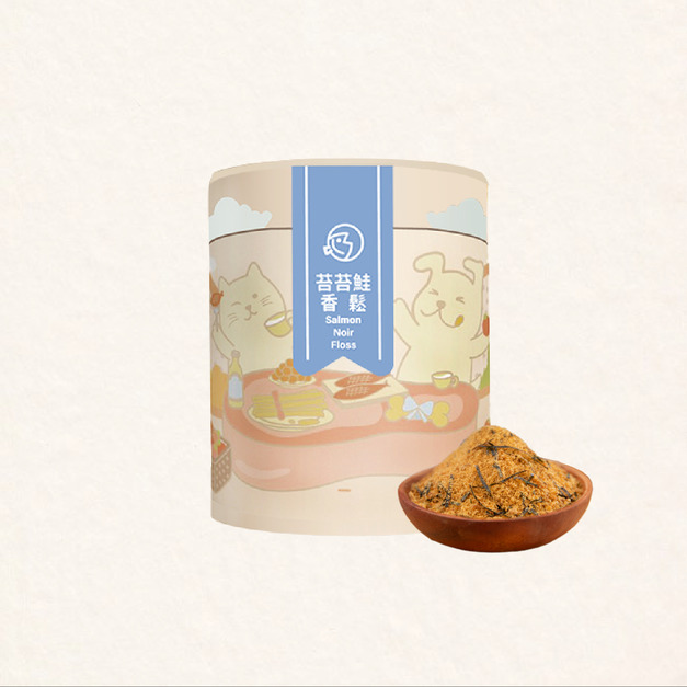 【美安店主專區】飼糧倉-【寵物肉鬆】苔苔鮭香鬆 | 滿滿鮭魚香 | 搭配海苔 | 挑食救星