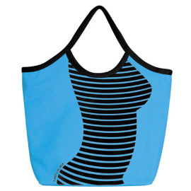 Pick your cup 窈窕曲線包 - 經典條紋款(藍底黑條紋/無拉鍊)