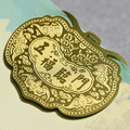 金鎖片書籤 - 五福臨門_2