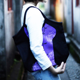 Pick your cup 窈窕曲線包 - 復古旗袍款 - 綠/紫