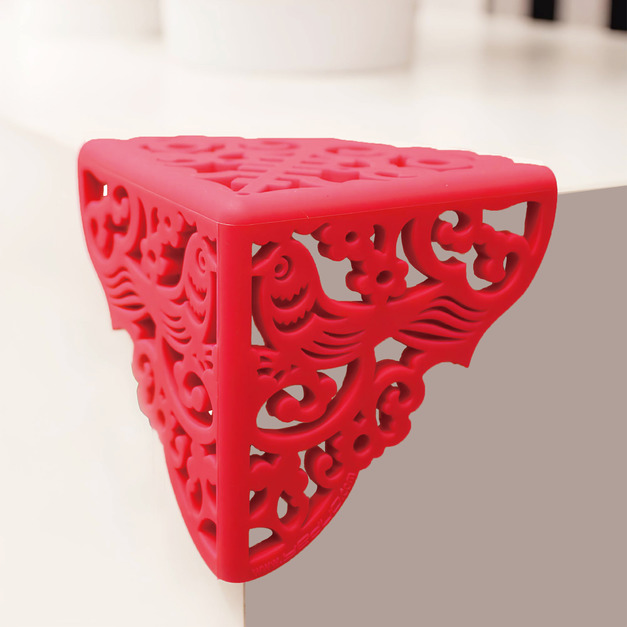 祥雲護角 防撞桌角 - 紅