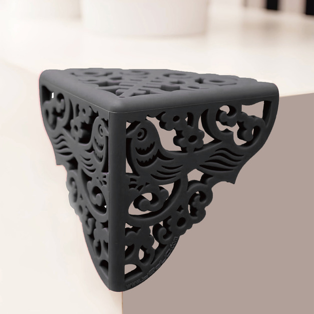 祥雲護角 防撞桌角 - 黑