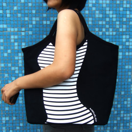 Pick your cup 窈窕曲線包 - 經典條紋款