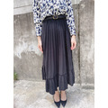 正韓不對稱百褶裙
