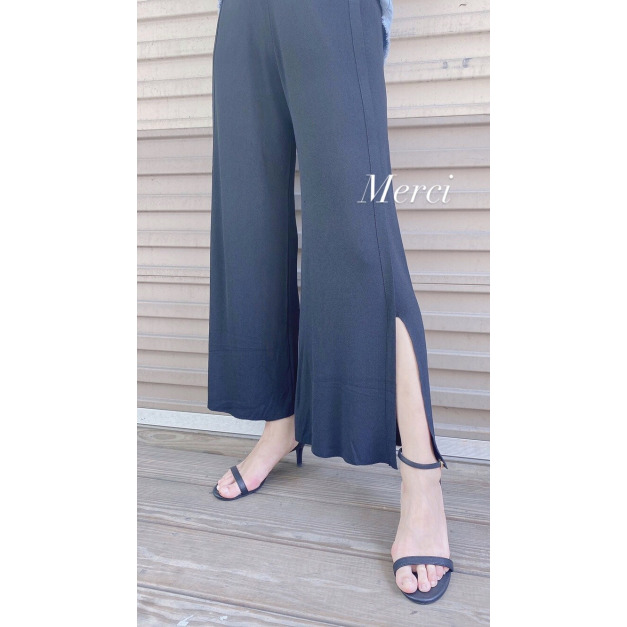 鎮店神褲-針織涼感寬褲