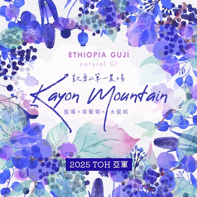 【2025 TOH#2 非洲日曬亞軍】衣索比亞 谷吉 凱勇山單一農場 日曬處理 G1