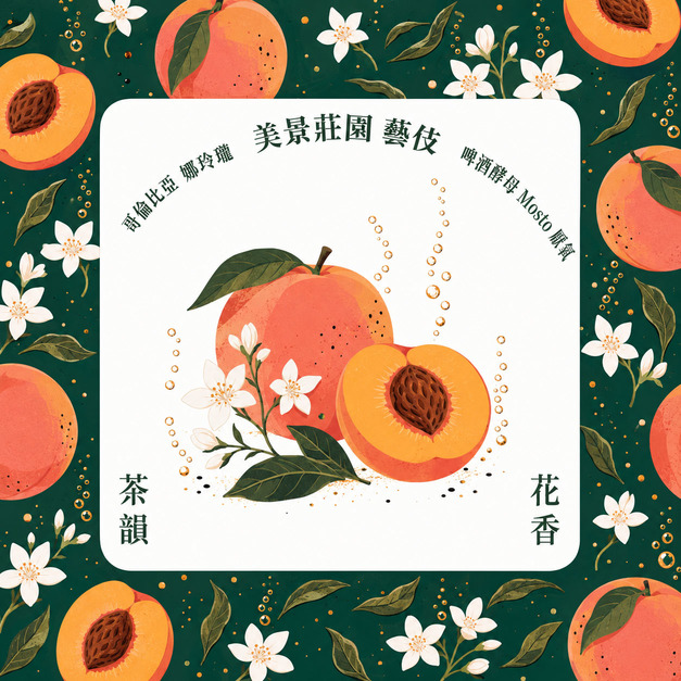 哥倫比亞 美景莊園 藝伎 啤酒酵母與 Mosto 厭氧發酵