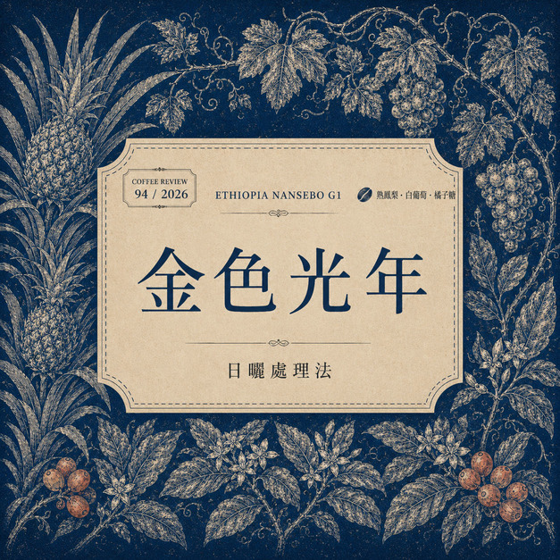 衣索比亞 南西寶 G1 ｜金色光年 藝伎 ,Coffee Review 94｜日曬