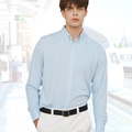 記憶纖維｜抗汙機能襯衫｜藍_3