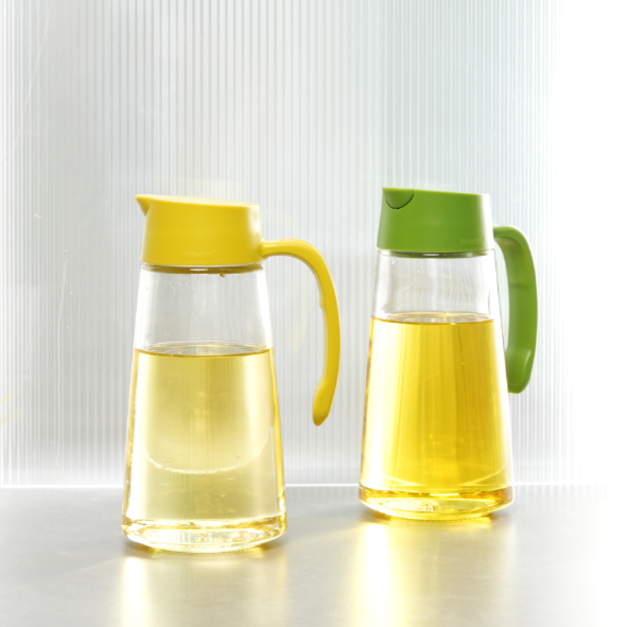 Mistifi 自動開蓋油醋壺｜防漏回流｜初照選物