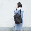 【14吋百變中米克包】DYDASH 3way手提/肩背/後背包－(沉穩黑)_6