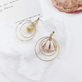 度假風不對稱貝殼耳墜_3
