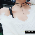 日韓五角星雙層頸鍊_2