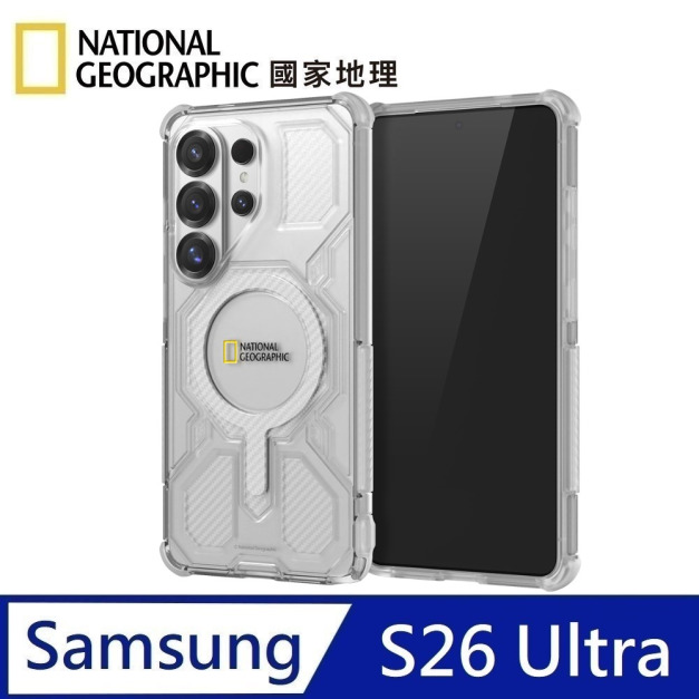 National Geographic 國家地理 Armor 拓荒保護殼 MagSafe磁吸 適用 Galaxy S26 Ultra - 白色