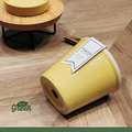 【POSH LIVING】Glossy Pot 冰裂感花盆陶盆- 橙杏色_2