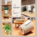 【POSH LIVING】Glossy Pot 冰裂感花盆陶盆- 綠石色_8