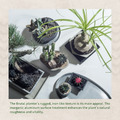 【POSH LIVING】Blueta Pot 霧金質鋁盤 鋁盤 接水盤 防滲水 收納盤-63624方形小_3