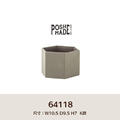 【POSH LIVING】Blueta Pot 霧金質感花器 室內擺飾 盆栽 鋁製花盆 花器 鋁製花盆 花器-64118K款