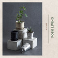 【POSH LIVING】Blueta Pot 霧金質感花器 室內擺飾 盆栽 鋁製花盆 花器 鋁製花盆 花器-64065A款_9