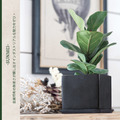 【POSH LIVING】Blueta Pot 霧金質感花器 室內擺飾 盆栽 鋁製花盆 花器 鋁製花盆 花器-64069B大款_6