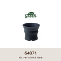 【POSH LIVING】Blueta Pot 霧金質感花器 室內擺飾 盆栽 鋁製花盆 花器 鋁製花盆 花器-64071B小款