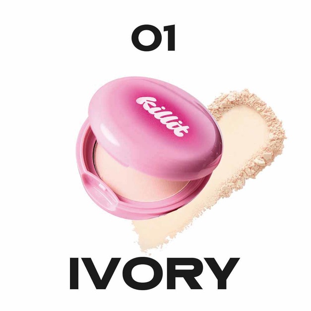 [killit] 一拍柔霧 保濕持妝蜜粉餅 01 IVORY 象牙白 *預購8/15出貨