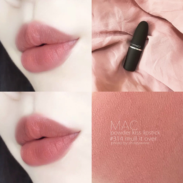 MAC 子彈唇膏 #314 mull it over 蜜桃奶茶
