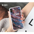 客製名字大理石玻璃背板防摔iphone手機殼_3