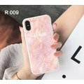 客製名字大理石玻璃背板防摔iphone手機殼_10