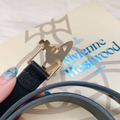 Vivienne westwood 皮質logo皮帶_1