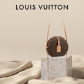 Louis vuitton 經典兩用大圓餅包