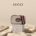 Gucci 經典老花虎頭相機包
