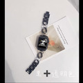 質感鏈條拼接Apple watch錶帶_3