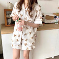 韓國棉紗小熊睡衣_4